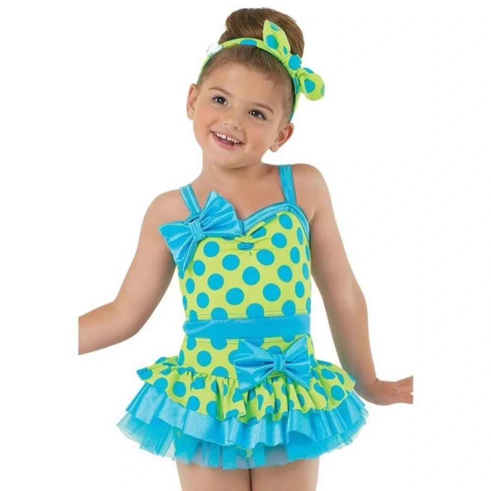 Weissman polka dot dance costume